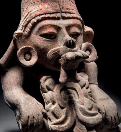 null Petite urne funéraire anthropomorphe
Culture Zapotèque, Monte Alban III, Mexique
Classique...