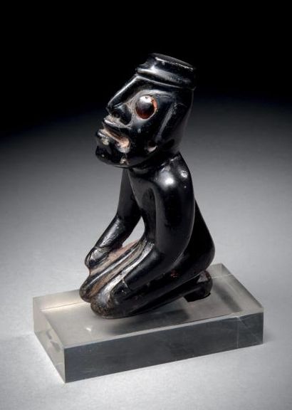 null Figurine agenouillée
Culture Olmèque, El Salvador
Préclassique Moyen, 1100-600...