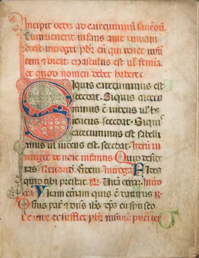 null MANUSCRIT. - Ordo ad catecuminum - Ordo ad baptizandum infantem - Ordo ad ungendum...