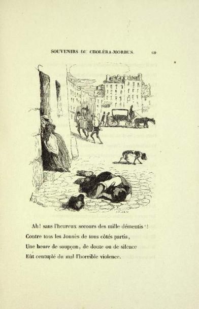 DAUMIER (Honoré). — FABRE (François) NÉMÉSIS MÉDICALE ILLUSTRÉE. Recueil de satires.
Paris,...