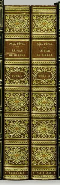 FEVAL (Paul) LE FILS DU DIABLE.
Paris, Willermy, 1847-1848. 2 volumes grand in-8,...