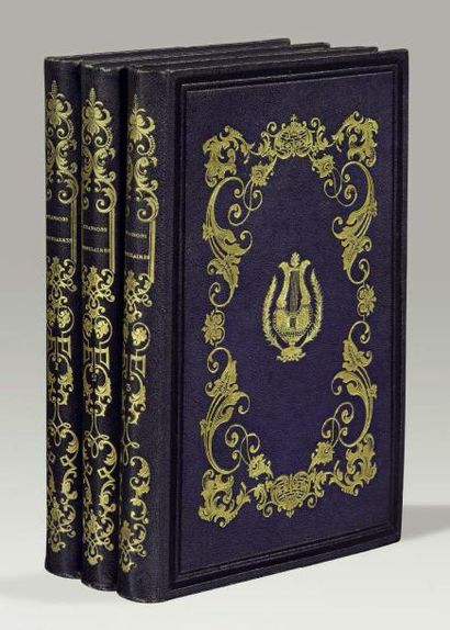 null CHANTS ET CHANSONS POPULAIRES DE LA FRANCE.
Paris, Delloye, 1843.
3 volumes...