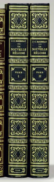 ROUSSEAU (Jean-Jacques) JULIE OU LA NOUVELLE HELOÏSE. Paris, Barbier, 1845. 2 volumes...