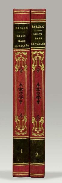 BALZAC (Honoré de) Le Lys dans la vallée.
Paris, Werdet, 1er juin 1836. 2 volumes...