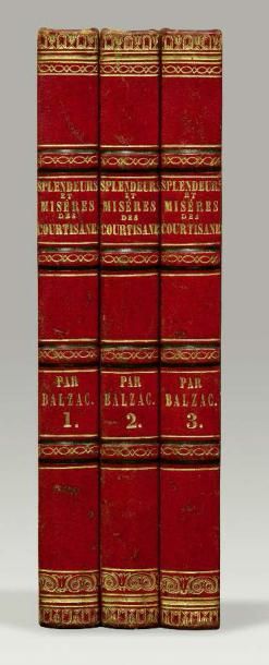 BALZAC (Honoré de) Splendeurs et Misères des Courtisanes. Esther.
Paris, L. de Potter,...