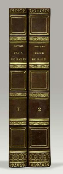 HUGO (Victor) Notre-Dame de Paris.
Paris, Gosselin, 1831. 2 volumes in-8, demi-veau...