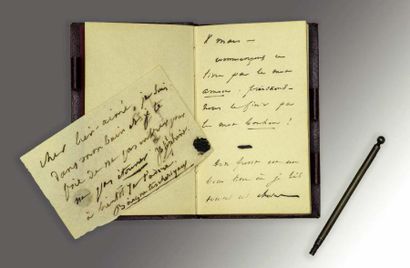 HUGO (Victor) Carnet autographe, 81 pages in-16 (105 x 65 mm), datées du 8 mars [1834]...