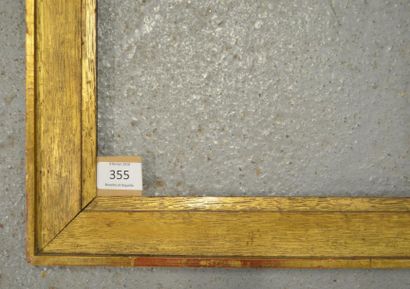 null BAGUETTE en chêne mouluré et doré. Circa 1900.
56 x 73,9 cm - Profil: 5,5 c...