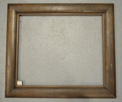 null JONC en chêne mouluré. Circa 1950.
58,8 x 70,8 cm - Profil: 10,2 cm (20F)