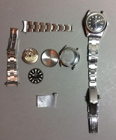 null LOT DE PIECES DETACHEES SANS GARANTIE DE FONCTIONNEMENT POUR FOURNITURES HORLOGERES.
"ROLEX...