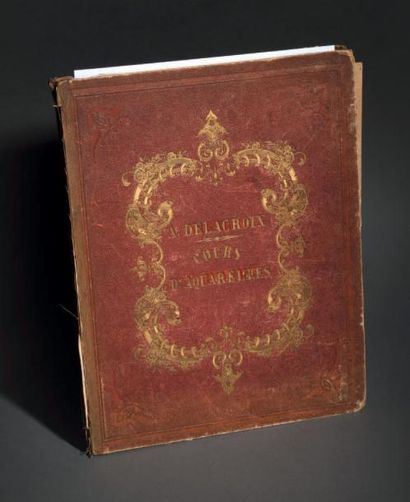 null Album Amicorum
Dans une reliure, demi percaline rouge et papier chagriné rouge,...