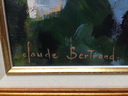 Claude BERTAND Village de Cotignac
Huile sur toile signée en bas à gauche
55 x 46.5...
