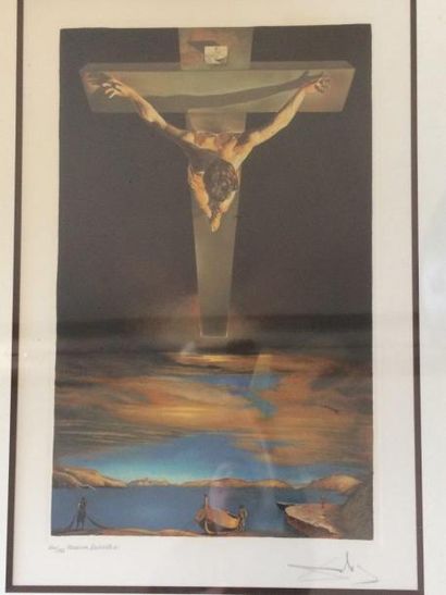 Salvador DALI Gravure
Le Christ de saint Jean de la Croix, 1951
Justifié en bas à...