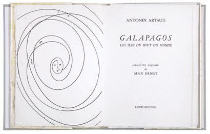 ARTAUD Antonin. ERNST Max. GALAPAGOS Les îles du bout du monde. Paris, Broder, 1955....