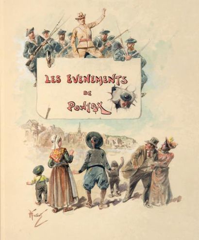 BERGERET (Gaston) Les Événements de Pontax. Paris, Librairie Conquet-Carteret et...