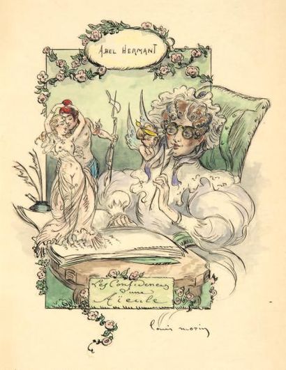 HERMANT (Abel) Les Confidences d'une aïeule (1788-1863). Paris, Librairie Paul Ollendorff,...