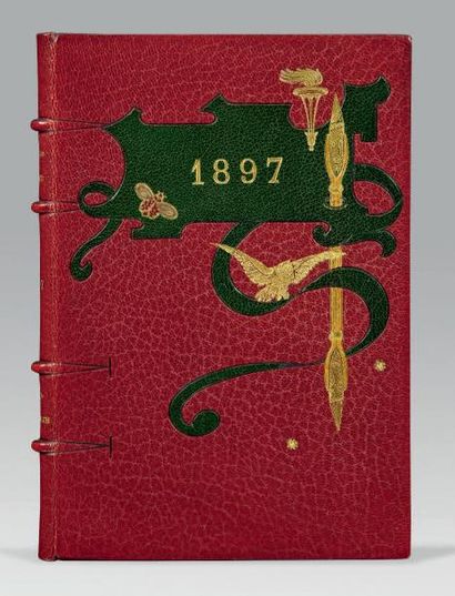 null PARIS – ALMANACH 1897. Texte par Charles Morice. Paris, Librairie Sagot, 1897....