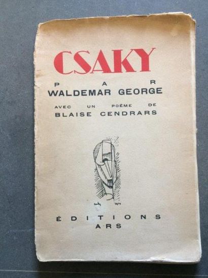 GEORGE Waldemar. Csaky. Avec un poème de...