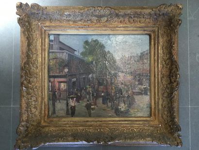 null H. SIVRY 

Les Halles à Paris, 1908 

Huile sur toile, signée en bas à gauche...