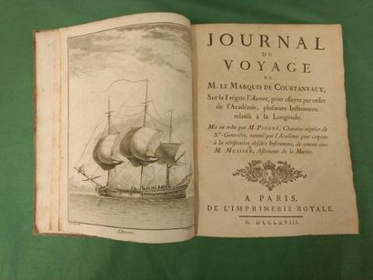 null COURTANVAUX (François-César Le Tellier, marquis de). Journal du voyage sur la...