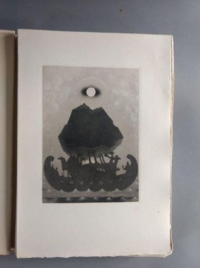 null ANDERSEN (Hans). Images de la lune. Paris, Maximilien Vox, 1942. In-4, en feuilles,...