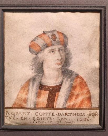 null Thierry BELLANGE (début du XVIIe siècle)
Portrait de Robert Comte d’Artois
Dessin...