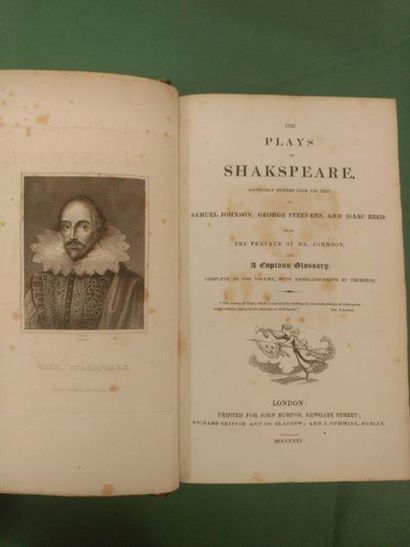 null SHAKESPEARE (William). The Plays. With the Preface of Dr. Johnson, and a copious...
