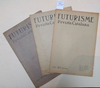 null [FUTURISME espagnol]. Revista catalana. Barcelona, 1907. 3 fascicules grand...