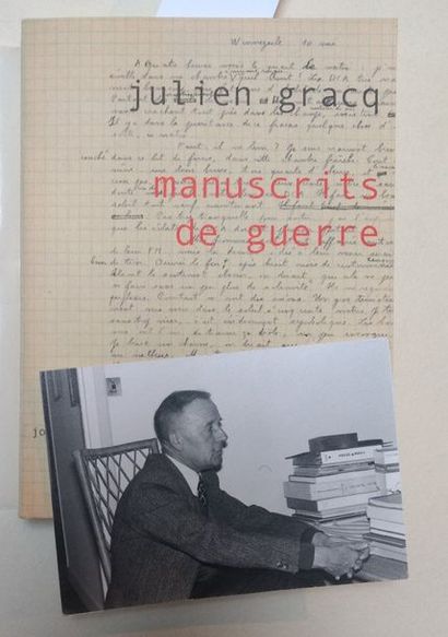 GRACQ Julien MANUSCRITS DE GUERRE. Paris, José Corti, 2011. In-12 carré, broché.
Édition...