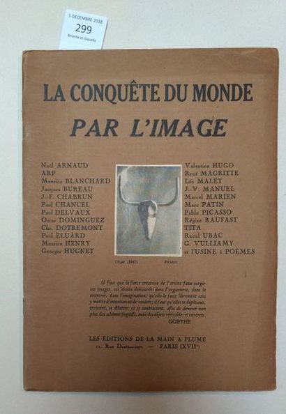 null [SURRÉALISME] LA CONQUÊTE DU MONDE PAR L'IMAGE. Paris, Les Éditions de la Main...