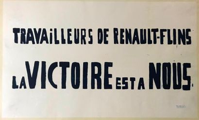 Travailleurs de Renault-Flins la Victoire...