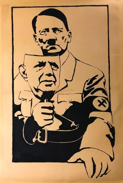 [De Gaulle en Hitler]

Affiche entoilée 

116...