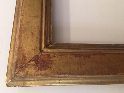 null Cadre en chêne doré Époque Louis XVI La vue : 49 x 37 - Profil : 4 cm Dimensions...