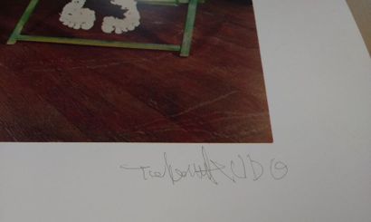 KUDO TETSUMI Sans titre
Lithographie 69,4 x 46,4 cm
Signée en bas à droite