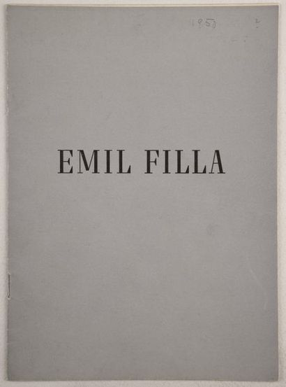 null Reproduction des tableaux d'Emil Filla représentant des vues panoramiques de...