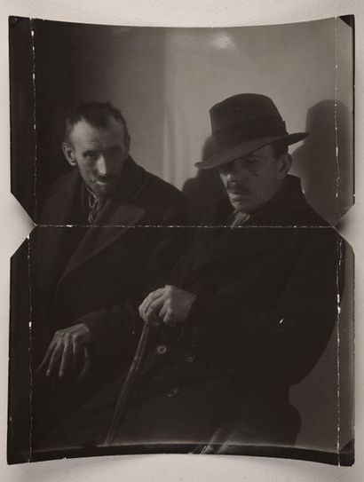 null Portrait de deux vétérans de guerre (Portrait of two war veterans), c. 1922-1927
Fragment...