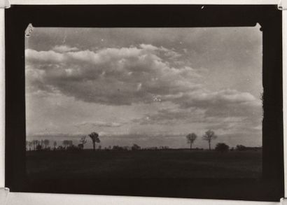 Paysage de Bohême et nuages (Bohemian Landscape...