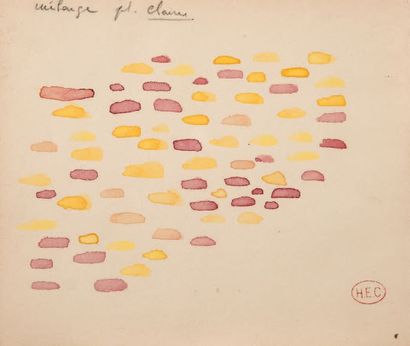 Henri-Édmond CROSS (1856-1910) Etude de vaguelettes bleues
Etude de vaguelettes rouges...