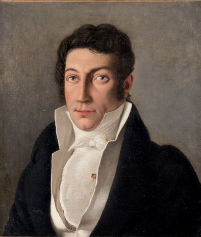 Jean Baptiste VERMAY (Tournan en Brie 1786-La Havane 1833) Portrait de monsieur Frédéric...