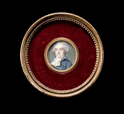 LOUIS-MARIE SICARD DIT SICARDI (1743-1825) Portrait de Maximilien de Robespierre...