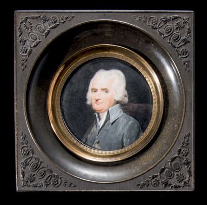 Charles HÉNARD (Vers 1757-après 1808 ou 1812) Portrait d'un juriste en buste vers...