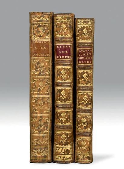 [GALIANI (Ferdinando)] Dialogues sur le commerce des bleds. Londres, s.n., 1770....