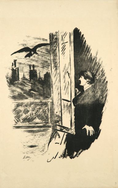 MALLARMÉ (Stéphane). - POE (Edgar Allan). Le Corbeau. The Raven. Poème. Paris, Richard...