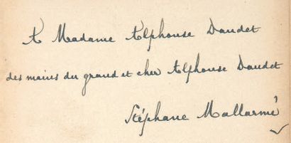 MALLARMÉ (Stéphane). Divagations. Paris, Eugène Fasquelle, 1897. In-12, bradel cartonnage...