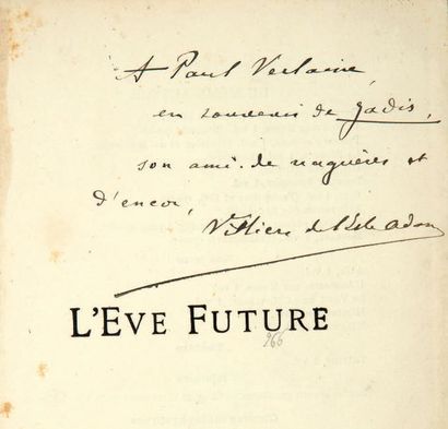 VILLIERS DE L'ISLE-ADAM (Auguste de). L'Ève future. Troisième édition. Paris, M....