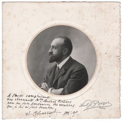 CHARCOT (Jean Baptiste) médecin et explorateur polaire (1867-1936) Photo avec dédicace...