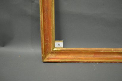 null GORGE en bois mouluré et doré.
Fin du XVIIIe siècle (usures).
50 x 68 cm - Profil:...