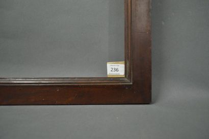 null CADRE PLAT en bois mouluré et teinté.
Italie, début du XIXe siècle.
50,4 x 80,3...