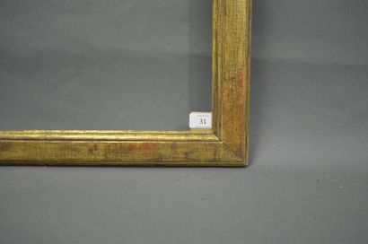 null BAGUETTE PLATE en chêne mouluré et doré.
Époque Louis XVI.
50 x 58,5 cm - Profil:...