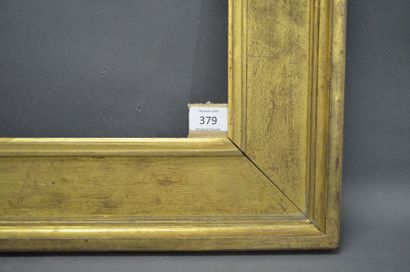 null CADRE en chêne mouluré et doré.
Circa 1890.
25,5 x 34 cm - Profil: 10 cm (5...